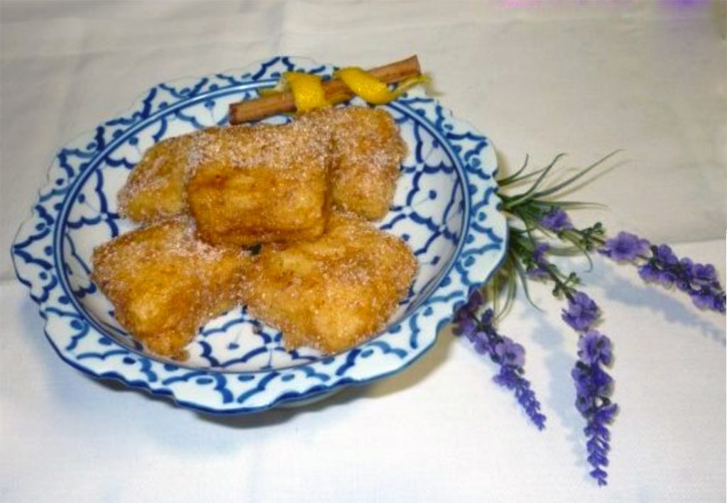 De origen andalusí la leche frita formaba parte de la categoría llamada frutas de sartén.
