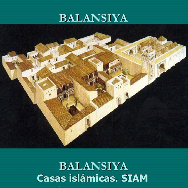 Reproducción casas islámicas de Balansiya. siglo XI. Según excavaciones realizadas por el Servicio de Investigación Arqueológica Municipal (SIAM).